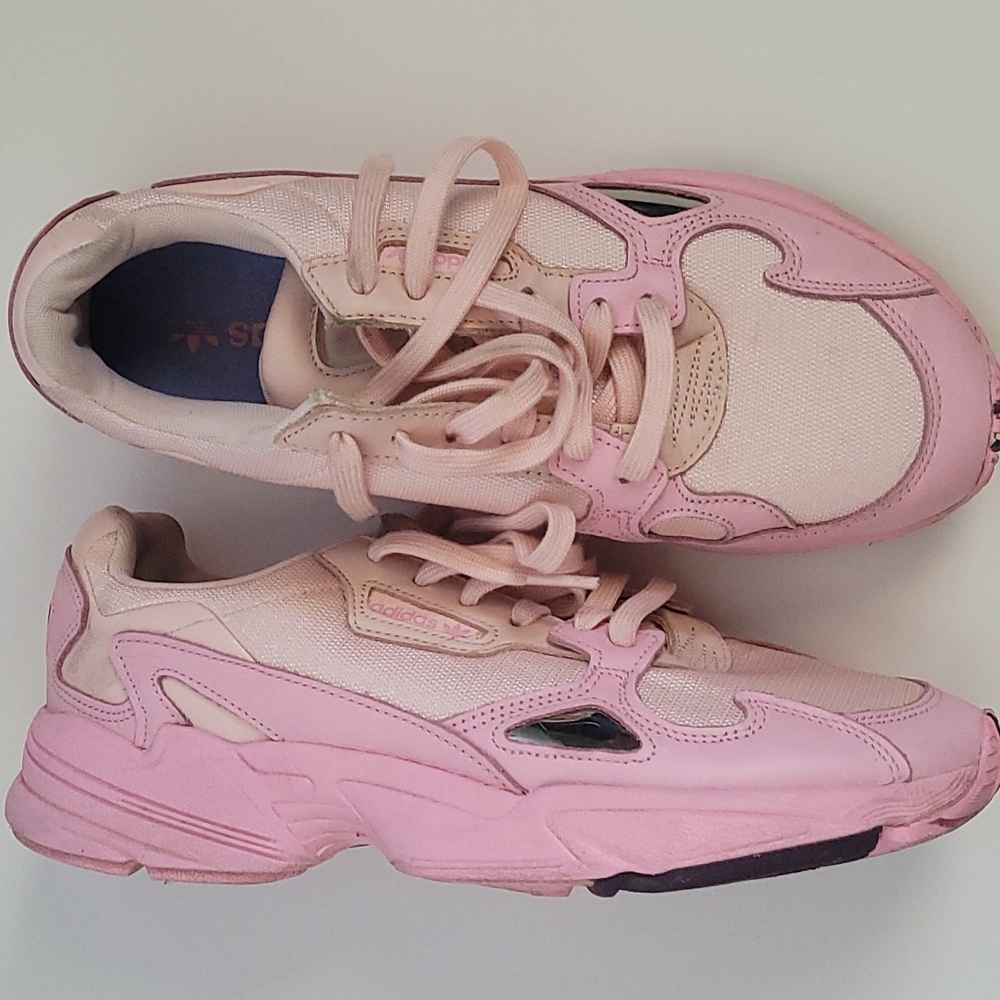 Adidas Pink Atheletic Gym shoes size 8